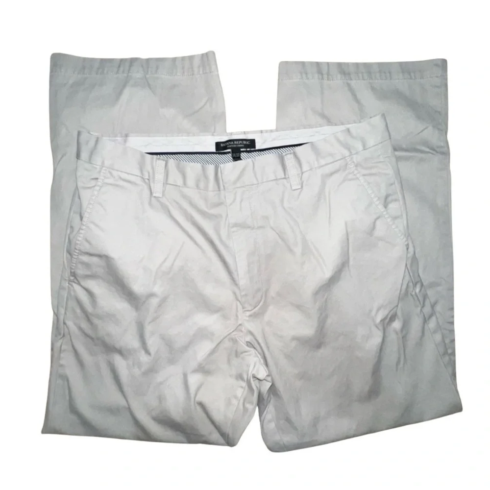 Banana Republic Dawson Chino Pants 34x30 Beige - Classic & Comfy Fit